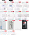 Image showing RFID key fobs and various access cards not compatible with the RFID Duplicator For 125kHz Key Fobs And Cards.