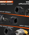 Premium Pick 1/2 Drive 9Mm Standard Impact Socket Crafted From Heavy Duty Cr Molybdenum Steel For Hella Tough Repairs and Rock Solid Shop Builds on ratchet and impact wrenches.