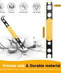 Universal MC4 Disconnect Tool 6-In-1 Wrench with dimensions and features; high-quality steel, durable, rust-free, 10-inch length.
