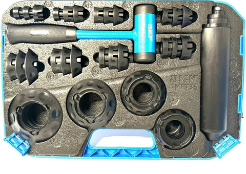 TMFT36 Bearing Tools Set Pro Grade Mounting Kit with hammer and accessories, heavy duty precision tool for bearing maintenance