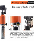 Heavy Duty Hydraulic Gear Puller And Bearing Extractor Tool With Slick Two Or Three Jaw Clamps showing one-piece hydraulic cylinder details.