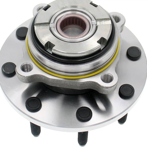 Front Wheel Bearing And Hub Assembly Built Rock Solid For The Daily Haul Smooth Slick Fit Compatible With 1999 2001 Ford F 250 And F 350 Super Duty 4wd Single Rear Oem Grade, close-up view.