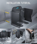 Installation tutorial for Tough As Nails Wall Mount EV Charger Holder And Cable Organizer Set With Adjustable Nozzle Holster Dock for SAE J1772.