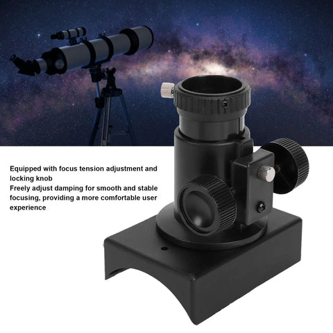 One And A Quarter Inch Telescope Focuser With Adjustable Tension And Locking Knob For DIY Reflector Telescopes close-up view