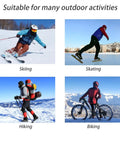 Skiing, skating, hiking, and biking in snow with 2 Pack Distressed Balaclava Ski Masks For Men And Women, Shiesty Sheisty Full Face Knit Mask
