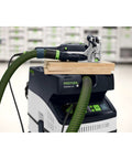 Domino Joiner DF 500 Q Mortising Tool With 5mm Cutter Dial Width Adjust And Oscillating Cutting Action New Model in use