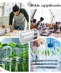 Stainless Steel 12 Hole Test Tube Rack 21mm Diameter Three Tier Lab Stand for Classroom and School Use in diverse settings