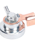 Heavy Duty Welding Magnetic Grounding Clamp With Stainless Steel Brass Fixture For Garage Use, close-up view of metal parts.