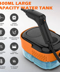 Heavy Duty Portable Handheld Steam Cleaner For Home And Auto Fast Fifteen Second Heat Up With Massive Water Tank and Sixteen Versatile Tips that crush grease with large 1400ml tank.