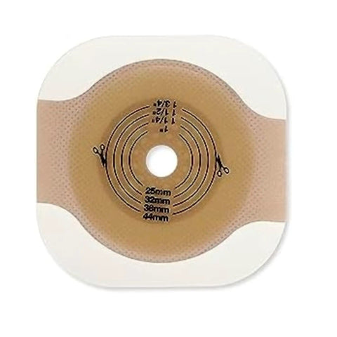 CeraPlus Flat Two Piece Skin Barrier With Adhesive Border Tape 5 Pack Cut To Fit From Two And A Quarter Inch To Two And Three Quarter Inch