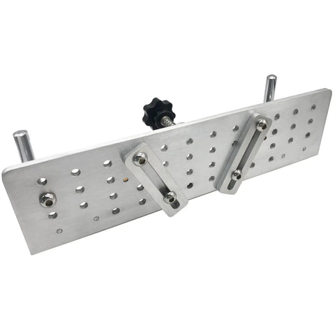 Heavy Duty Knife Beveling Jig With No Sweat Adjustment And Built Like A Tank 7075 Aluminum Body for quick belt sander sharpening.