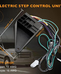 RV Step Motor Conversion Kit With Curved Linkage For Electric RV Steps 22-40 Series control unit and wiring diagram.