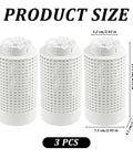 Three Pack In Ground Compost Bin 4x10 Inches PVC Composter Tumbler For Outdoor Garden And Yard Use Corrosion Resistant Construction