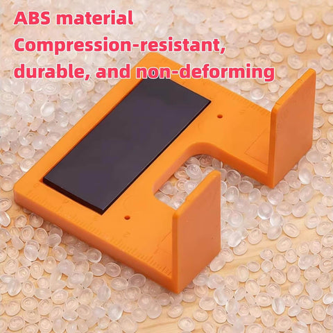 Quick-Install Cabinet Door Hinge Adjustment Tool Kit Magnetic 2mm Gap Alignment Jig with ABS material on surface