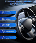 Tesla Steering Wheel Repair Kit 8 Piece Leather And Vinyl Restorer For Model 3 Y S X DIY Fix For Tears Scratches Worn Spots And Color Fading