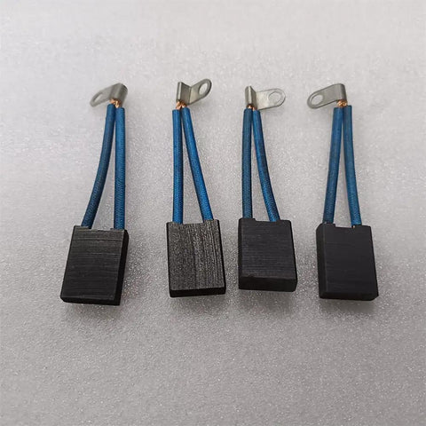 4Pcs Pack 6X15X20mm Carbon Graphite Brushes For Electric Forklifts And Golf Cart Motors High Durability Replacement Parts For Pallet Truck Stacker Motor Brush Sets.