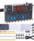 Hands On Binary To Decimal Soldering Kit With LED Display And Digital Readout For Beginners Teens And Adults components