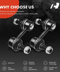 Front Sway Bar End Links 2 Piece Set For Nissan Pathfinder Armada Titan Infiniti QX80 QX56 Stabilizer Links 2004-2019