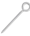 Stainless Lag Eyebolt Set One Half Inch By Six Inch T316 Marine Grade For Rope Cables Hooks And Beams Post Installation Built Tough