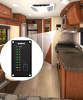 RV Water Tank Level Monitor With LED Indicator, Easy Panel Kit for motorhome interior, real-time fresh water level readout installed