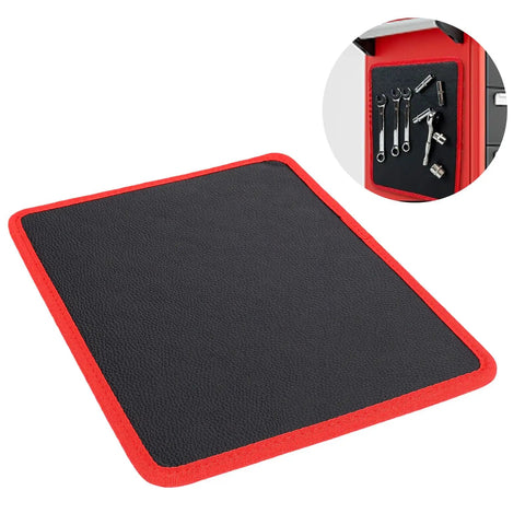 Heavy Duty Magnetic Tool Mat With PVC Coating Flexible 9.84 By 12.99 Inches Stays Put For Screwdrivers Wrenches Bolts And Small Parts In The Garage Or Shop Holds Tools Firmly Even On Tilted Surfaces, black