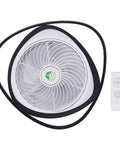 Ceiling Fan with Light 20 Inch Low Profile Invisible Chandelier Fan for featuring a modern design and remote control.