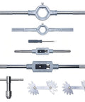 Top Pick Alloy Steel Tap And Die Set With 86 Pieces Includes T Handle Holders Gauges For Metalworking And Rethreading Tasks Perfect Metric Tool Kit For Your Home Workshop Or Industrial Garage Jobs, tap wrench set