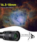 7-21mm Zoom Eyepiece For 1.25 Inch Telescopes With High Contrast Imaging and Comfortable 18mm Eye Relief, deep sky backdrop