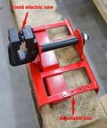 Heavy Duty Chainsaw Mill Rail Positioner For Bullseye Plank Cutting and Zero Hassle Setup featuring adjustable clamp and sturdy alloy guide.