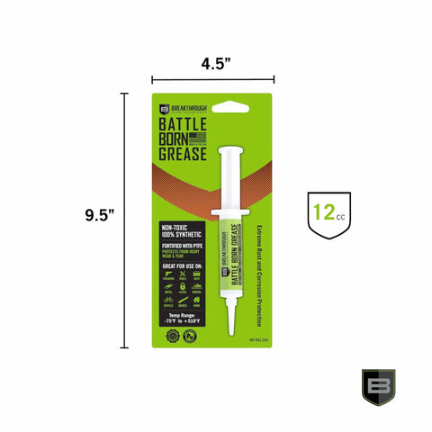 Gun Grease For Corrosion Protection 12cc Syringe Pro Grade Firearm Lubricant With Pure Synthetic Oils And Sub Micron PTFE