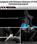 SLR8 Ultegra Full Carbon Road Bike With Shimano 105 R8170 24 Speed Set Di2 shifters and derailleurs on T1000 frame