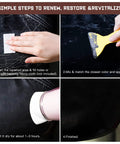 Steps for using Vinyl And Leather Repair Kit For Furniture Sofa Jacket Couches Car Seats And Purses With Easy Step By Step Instructions
