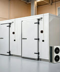 Shop Grade Modular Walk In Cooler And Freezer Combo For Restaurant Food Storage Quick Snap Together Insulated Cold Room Kit.