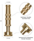 Heavy Duty 304 Stainless Steel Garden Hose Extension 100 Feet With Brass Nozzle Flexible And Lightweight Kink Free Metal Hose Reel Connector.