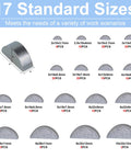 Woodruff Key Assortment Kit Must Have 220 Pieces In 17 Metric Sizes Semi Circle Half Moon Keys And Shaft Crank Keys For Keyways