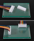 10 Pair JST XH Connector Kit 2.54mm Pitch 8 Pin Header Male And Female Plugs With Flat Wire Cable 200mm 26 AWG on circuit board