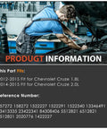 Top Shelf AC Compressor Kit Coupled With Heavy Duty Clutch Slick Cabin Climate Control Rig Tune Up For Chevrolet Cruze 1.8L Cruisers Model Years 2012 Through 2015 Exact Fit, technician working on vehicle.