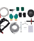 Epic Backyard Zipline Kit For Kids 120Ft With Tree Protectors And Trolley Safe Braking System with safety gear and mounting hardware