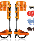 Heavy Duty Tree Climbing Spikes Gear Set For Logging And Hunting, Arborist Climbing Tools With Stainless Steel Claws and Accessories