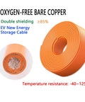 Heavy Duty Electric Power Cable 100 Foot Drop Featuring Xlpe Sheathing Dual Braid To Banish Noise And Pure Copper Core for EV energy storage