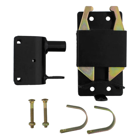 Two Way Farm Gate Latch For Livestock And Horses, Black Weatherproof Gate Catch For Cattle Corrals And Ranches, Easy Install