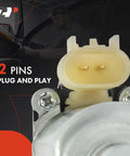 2-pin connector of Rear Right Power Window Lift Motor for Dodge Ram 1500 2002 to 2008, Ram 2500 2003 to 2005, 2008 to 2009