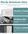 Legit Soundproof Drywall Access Panel With Dead Silent Rubber Seal And Rock Solid Aluminum Inspection Door That Keeps Hvac Ducts Hidden While Offering A Watertight Insulation Hatch For Any Project featuring sturdy aluminum alloy and seamless welding.