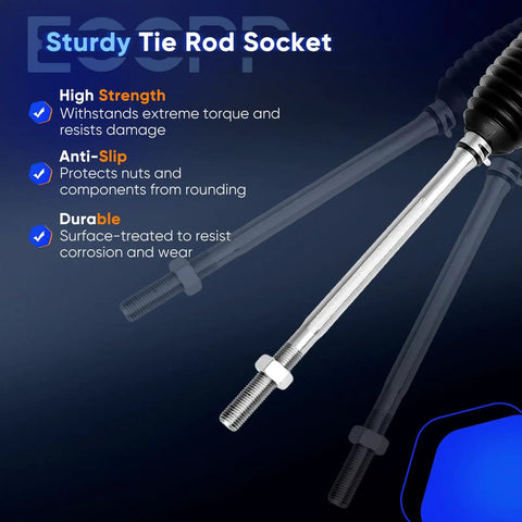Toyota Sienna 3.0L Hydraulic Power Steering Rack And Pinion Assembly Replacement detail of sturdy tie rod