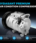 Oem Style Ac Compressor Direct Drop In Replacement For Honda Odyssey Pilot Ridgeline And Acura Mdx Zdx with smooth operation.
