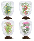 4 Pack Garden Netting Pest Barrier With Drawstring Keeps Tomatoes, Blueberries, Vegetables, And Fruits Safe From Birds And Bugs