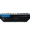 Back view of Beast 10-Channel Analog Mixer with USB Audio Interface, showing ports and connections