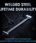 Upgraded Heavy Duty Steel Double Ended Door Hinge Adjustment Wrench Fits Standard Round Bolts And Flag Hinges Two Pack with welded steel construction.