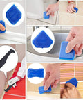 User applying 3 In 1 Silicone Caulking Tool Kit With Stainless Steel Head Pro Grade For DIY Home Improvement in various settings