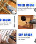 Top Shelf 99 Piece Stainless Steel Wire Brush Kit For Rotary Tools With 3Mm Shank features wheel, end, and cup brushes for various surfaces.